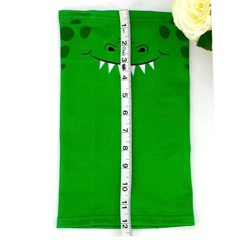 Legacy Kids Halloween Green Monster Neck Gaiter Scary Teeth Face Cover One Size